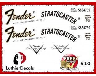 Fender Stratocaster Decals
